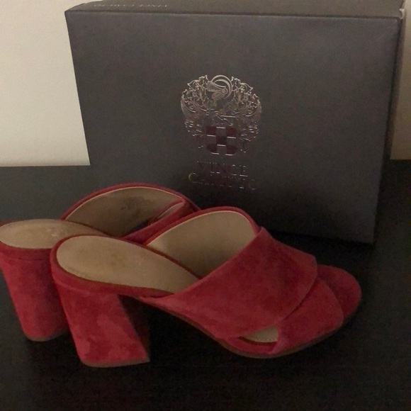 vince camuto fiesta suede block sandal - Picture 4 of 7